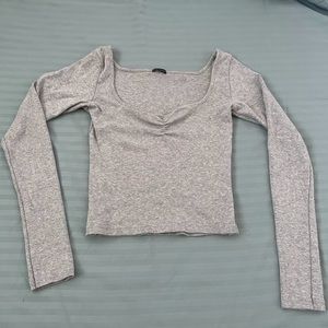 Brandy Melville Grey Top